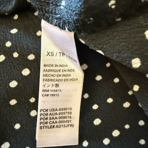 Amuse Society Keeping It Frill Dress Black and White Polka Dot Maxi in Size XS - Picture 12 of 13